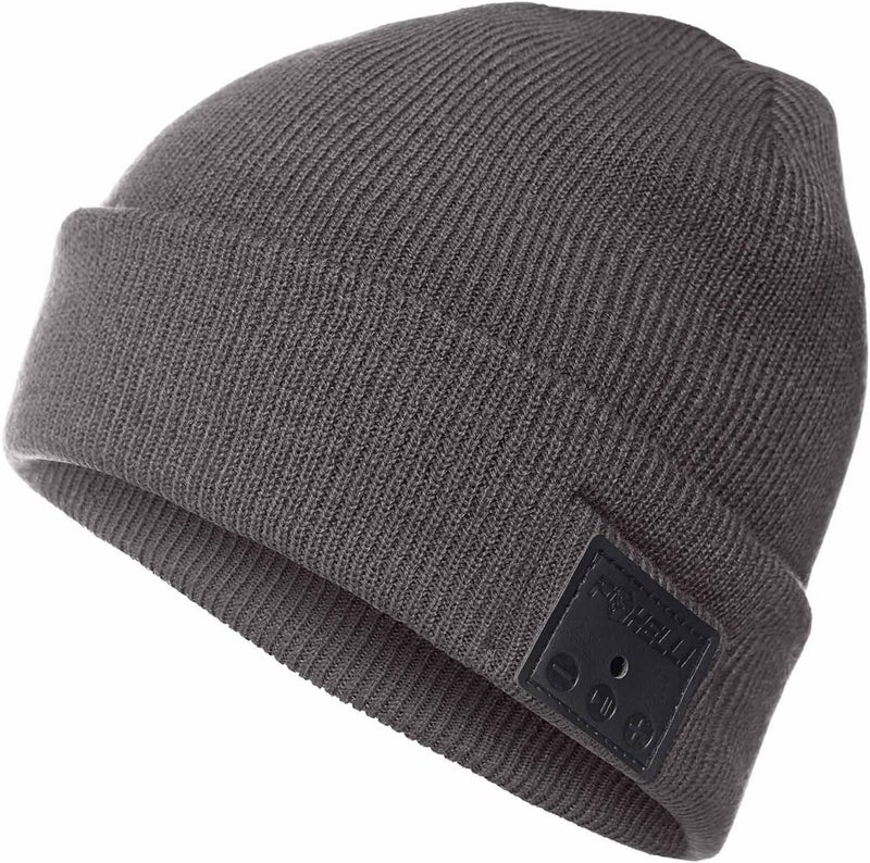 Foxelli Bluetooth Beanie Hat – 15-Hour Battery, Built-in Mic, Fully Washable, Perfect Tech Gift for Men & Women - Image 1